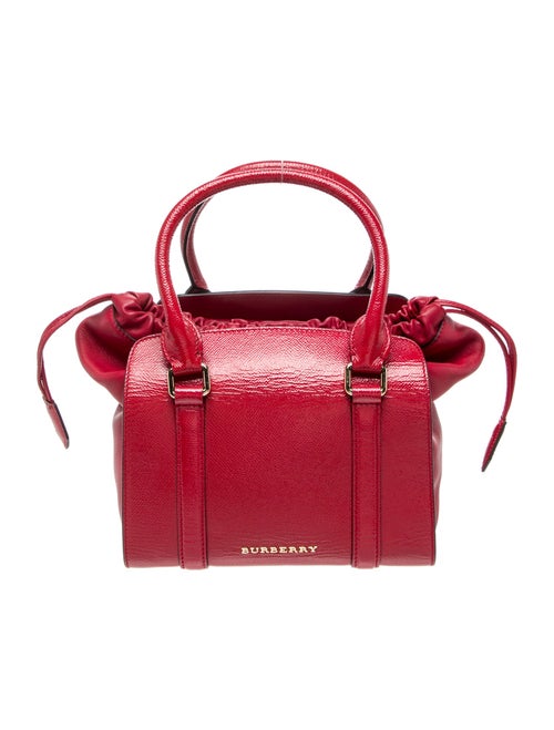 Burberry Leather Top Handle Bag