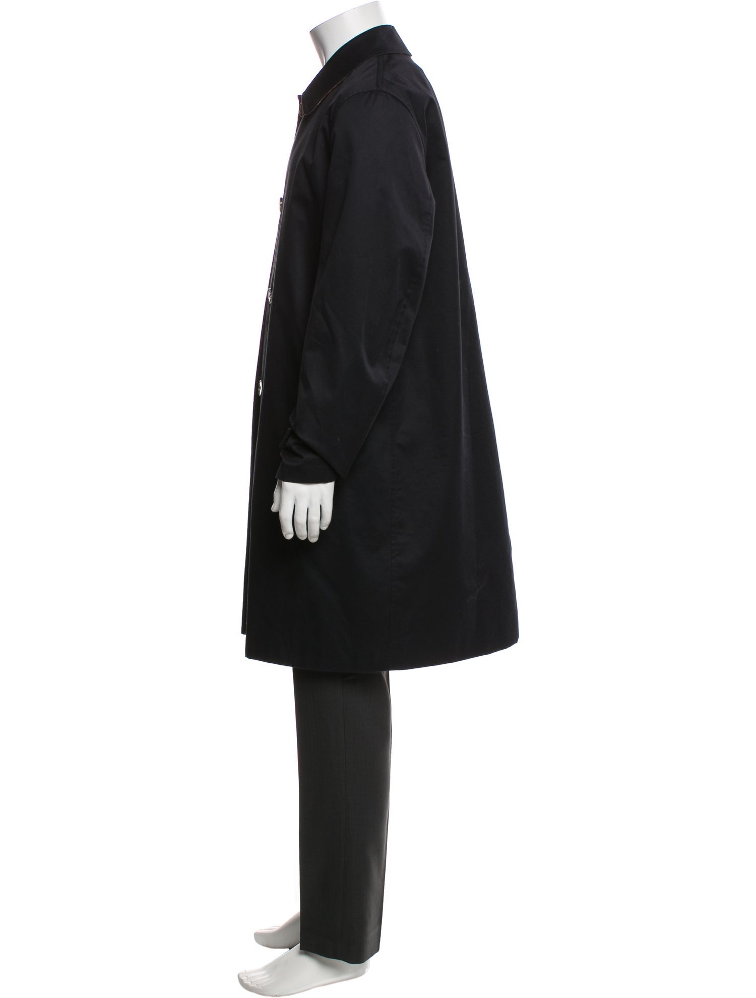 Burberry Nova Check Pattern Trench Coat