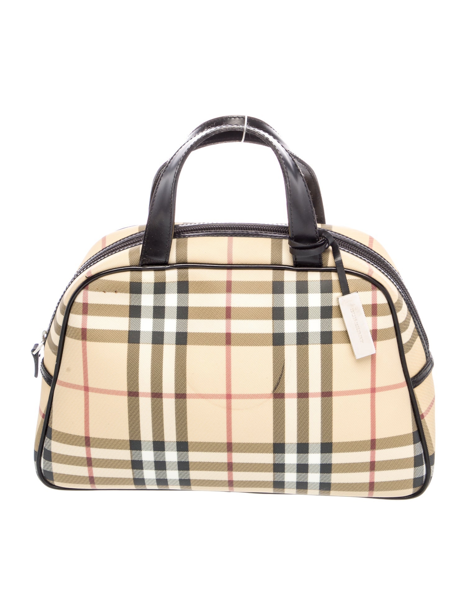 Burberry Nova Check Top Handle Bag