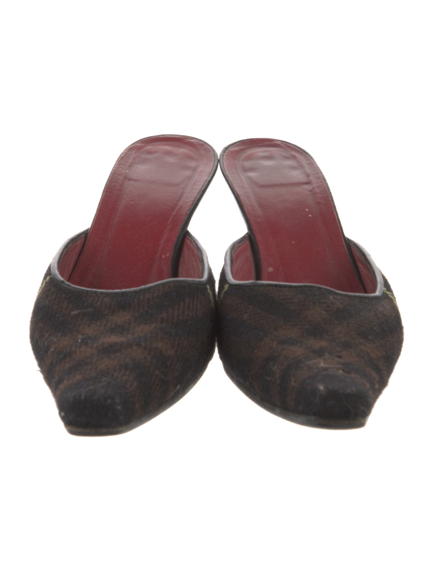 Burberry Super Nova Check Pattern Mules