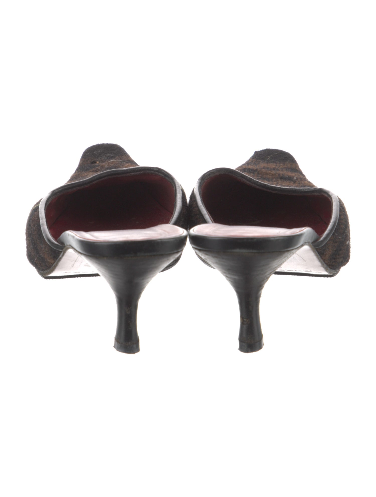 Burberry Super Nova Check Pattern Mules