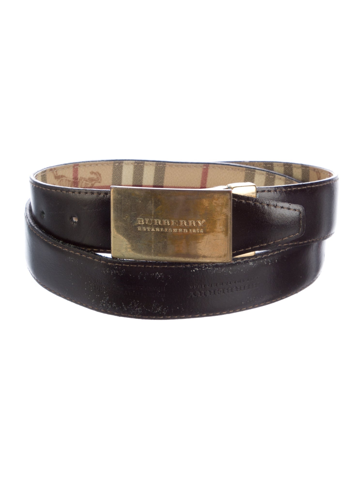 Burberry Leather Belt