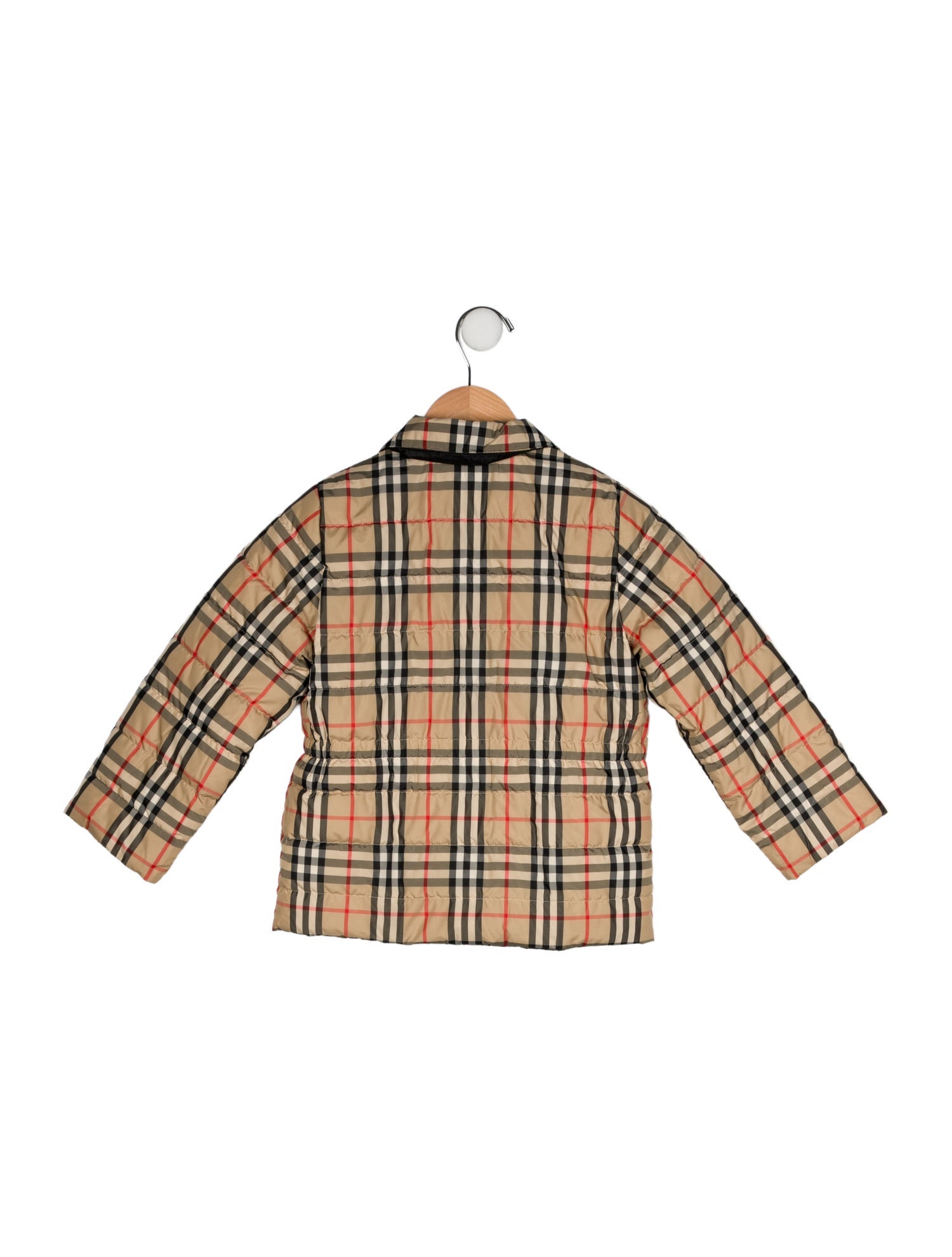 Burberry Toddler Boys' Patterned Printed Down Coat