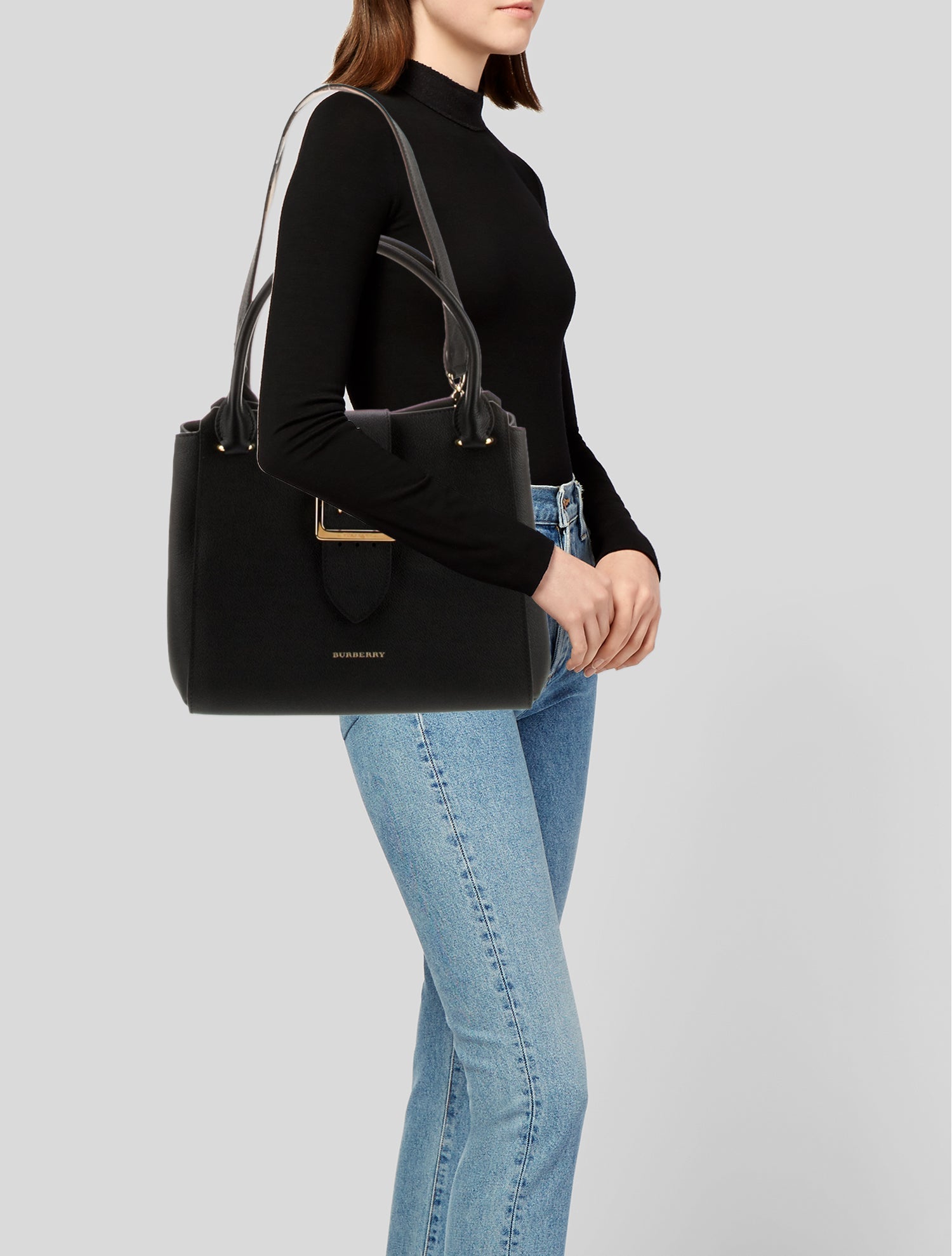 Burberry House Check Buckle Tote w/ Tags