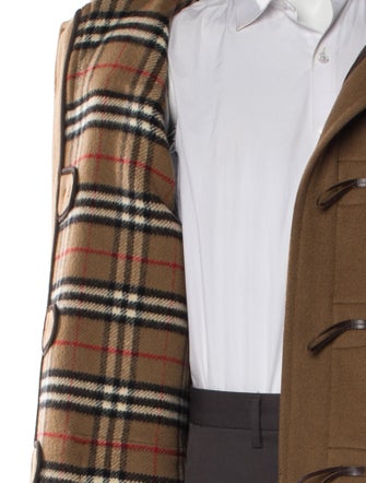 Burberry's Nova Check Pattern Wool Parka