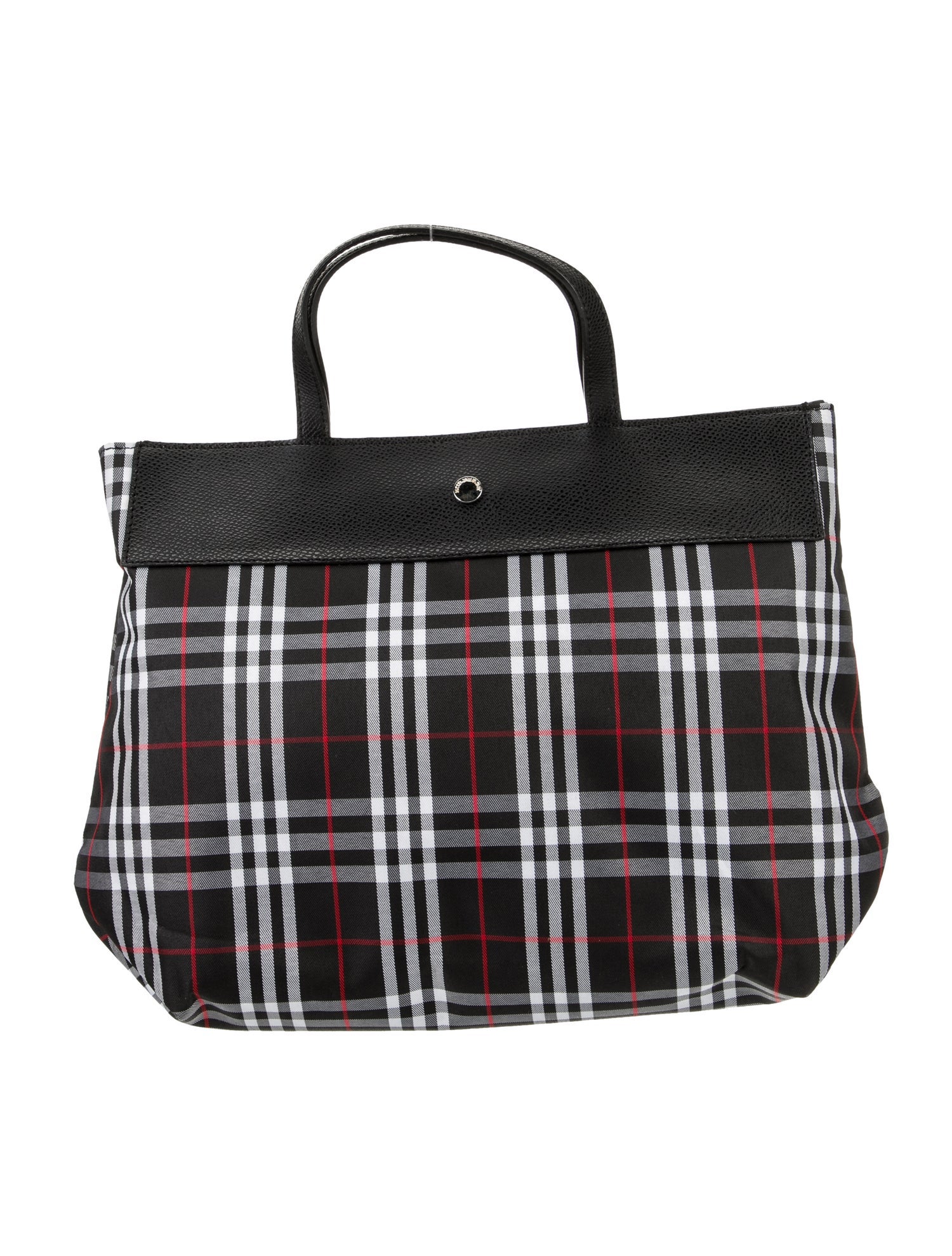 Burberry London Nylon Top Handle Bag