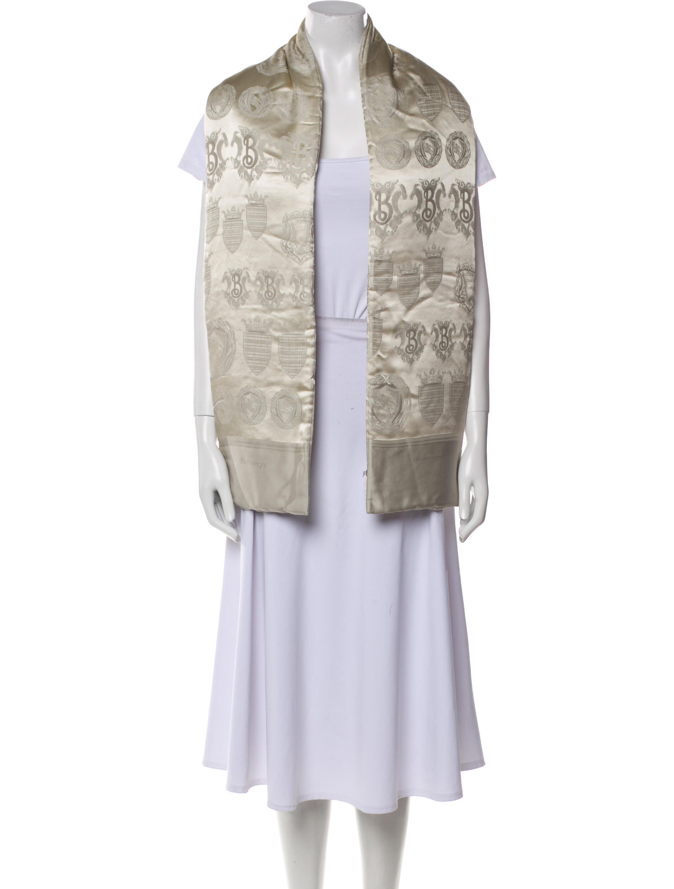 Burberry Silk Printed Scarf