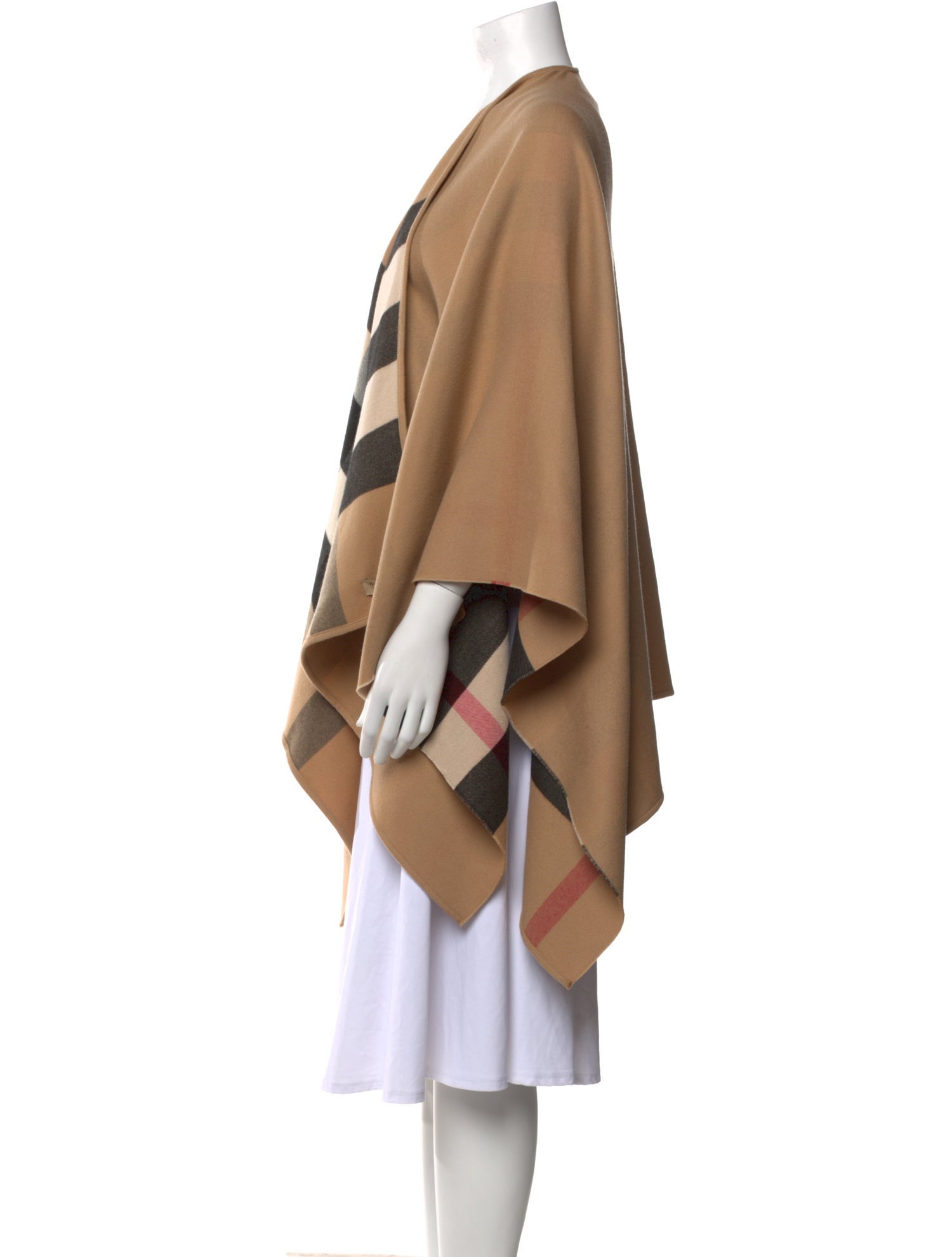 Burberry Striped Open Front Sweater