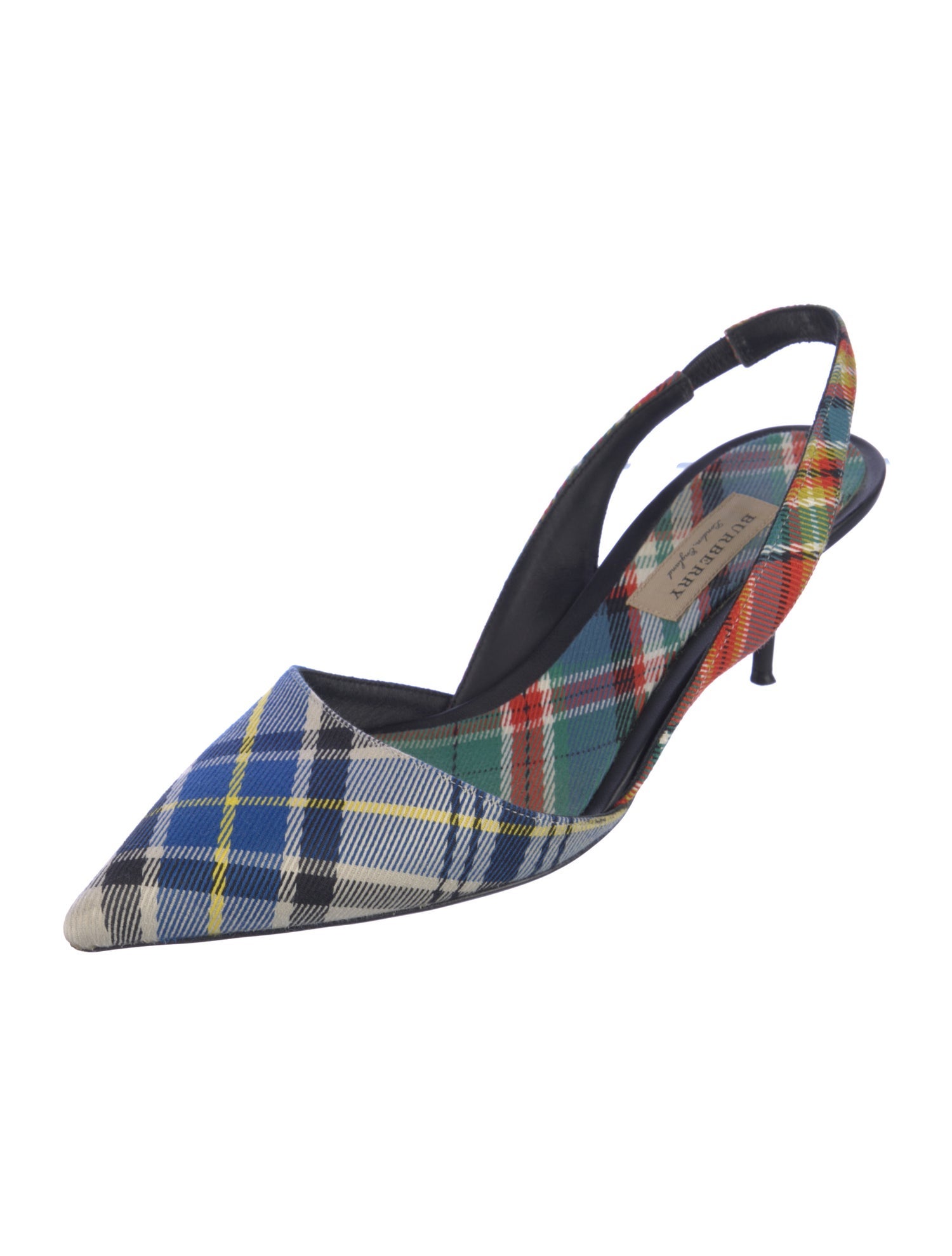 Burberry Printed Slingback Pumps