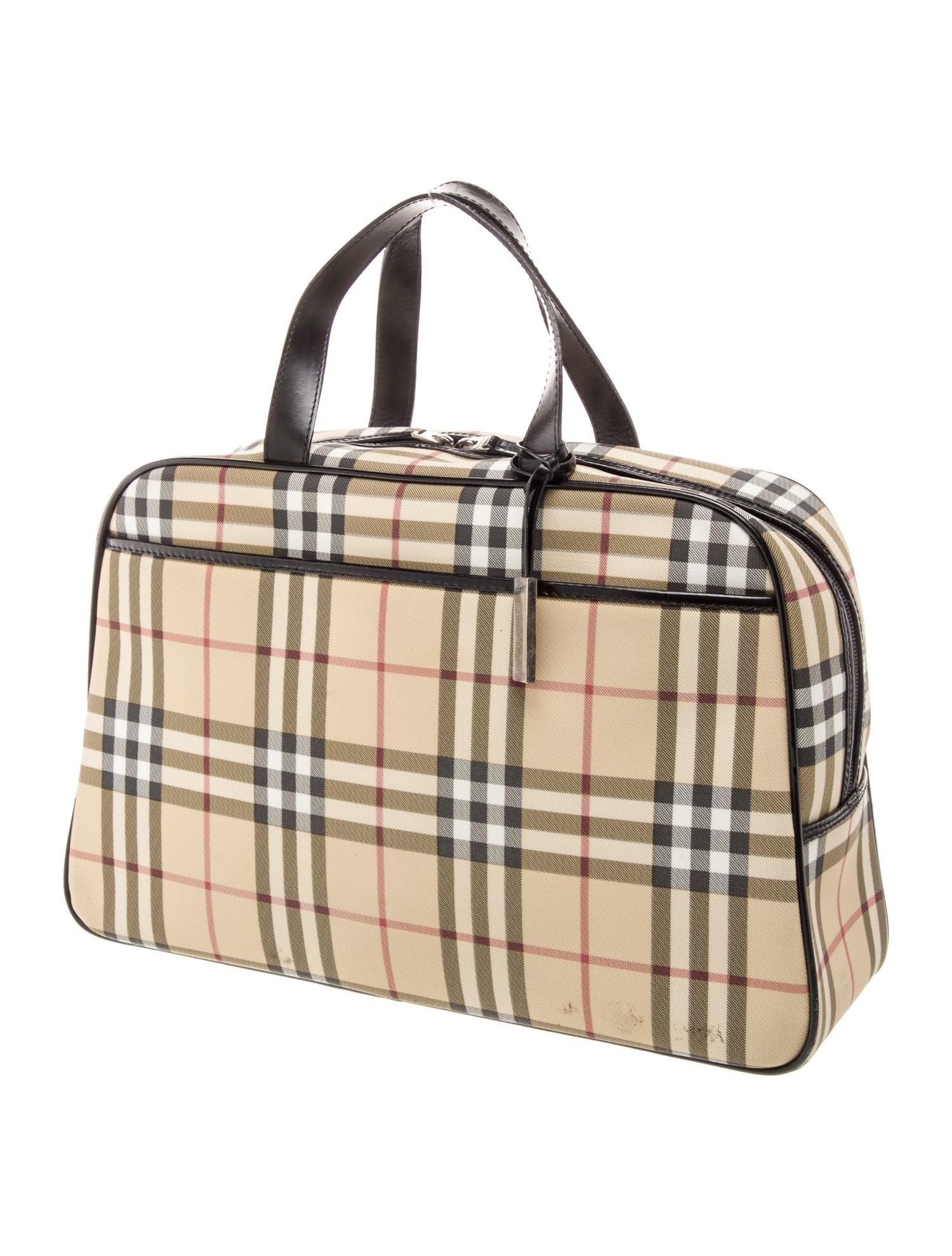 Burberry Nova Check Vintage Nova Check Boston Bag Vintage