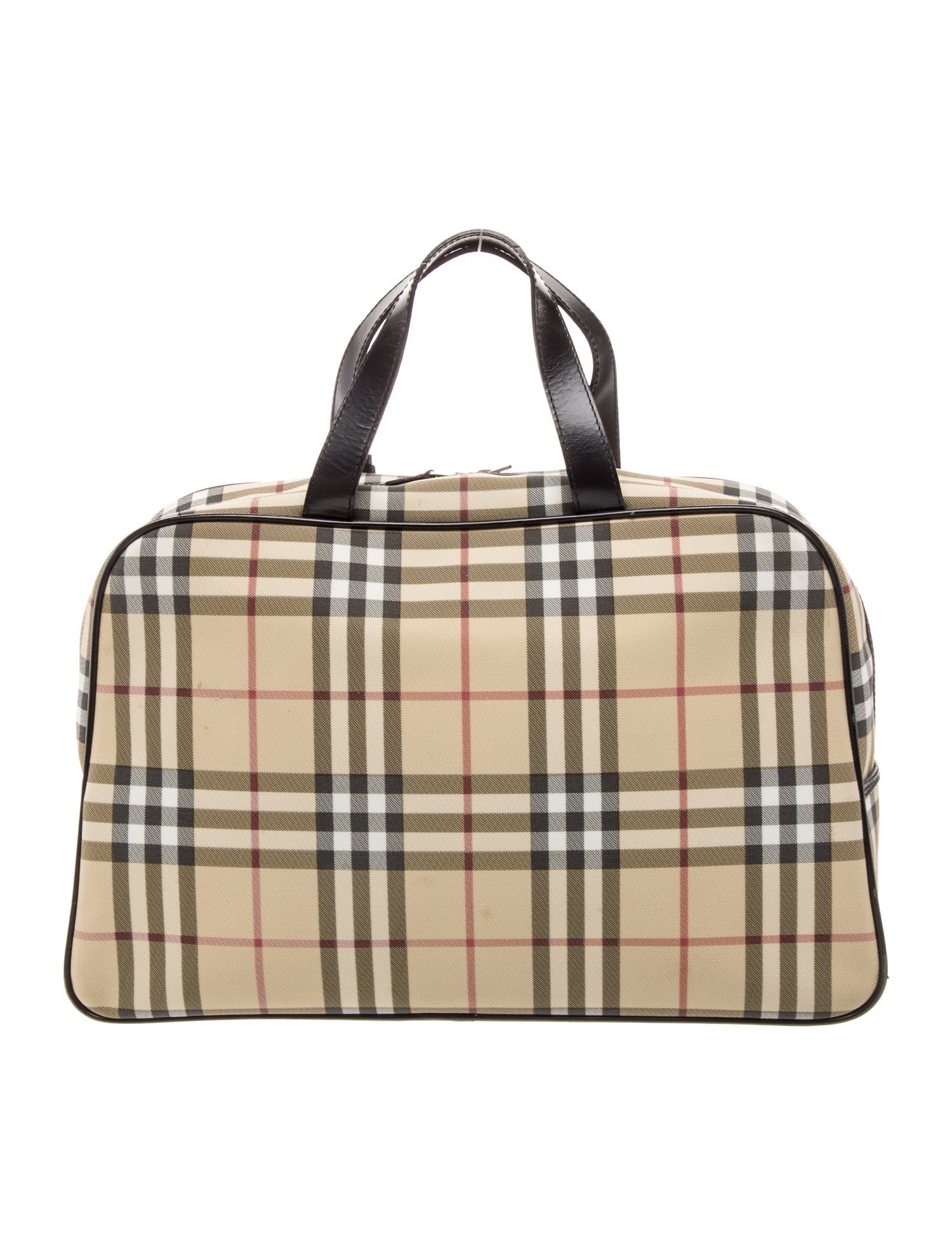Burberry Nova Check Vintage Nova Check Boston Bag Vintage