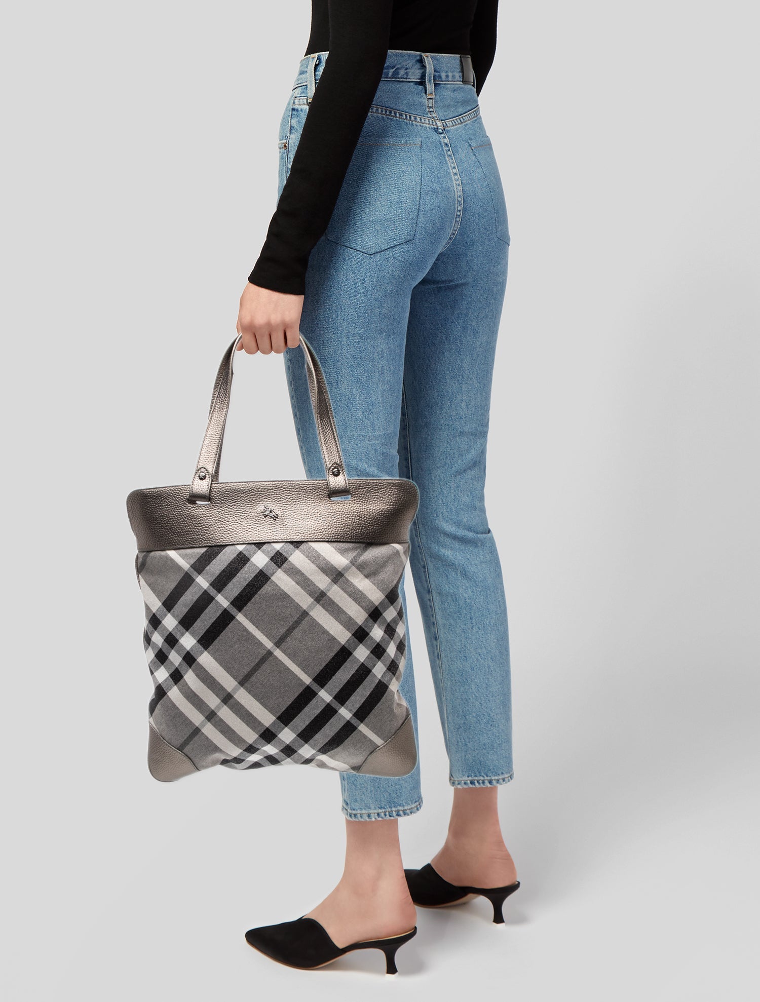 Burberry Super Nova Check Tote