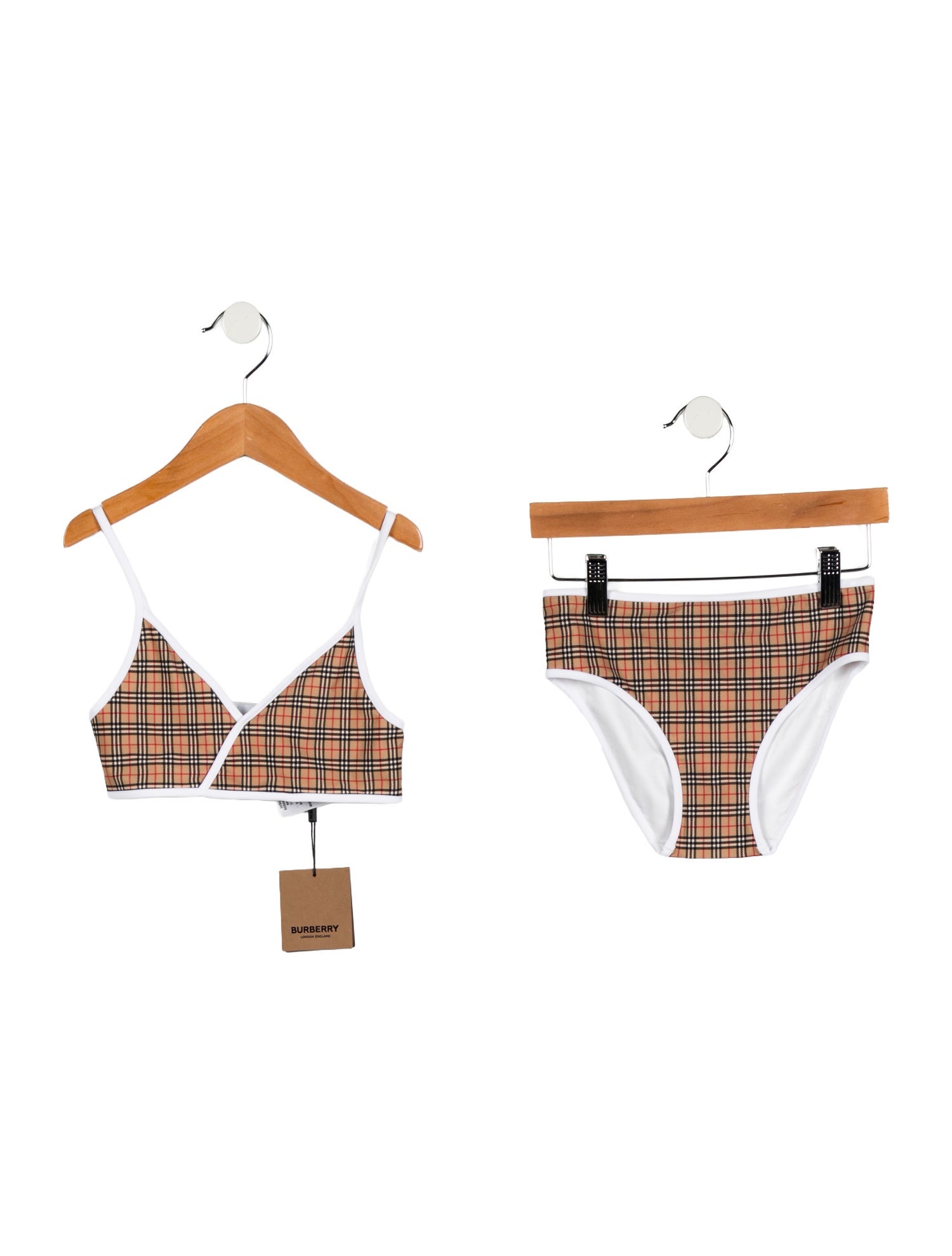 Burberry Girls' Two Piece Swimsuit w/ Tags