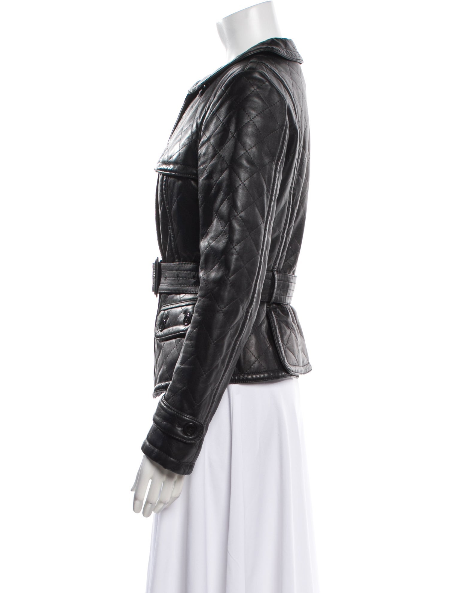 Burberry Leather Biker Jacket