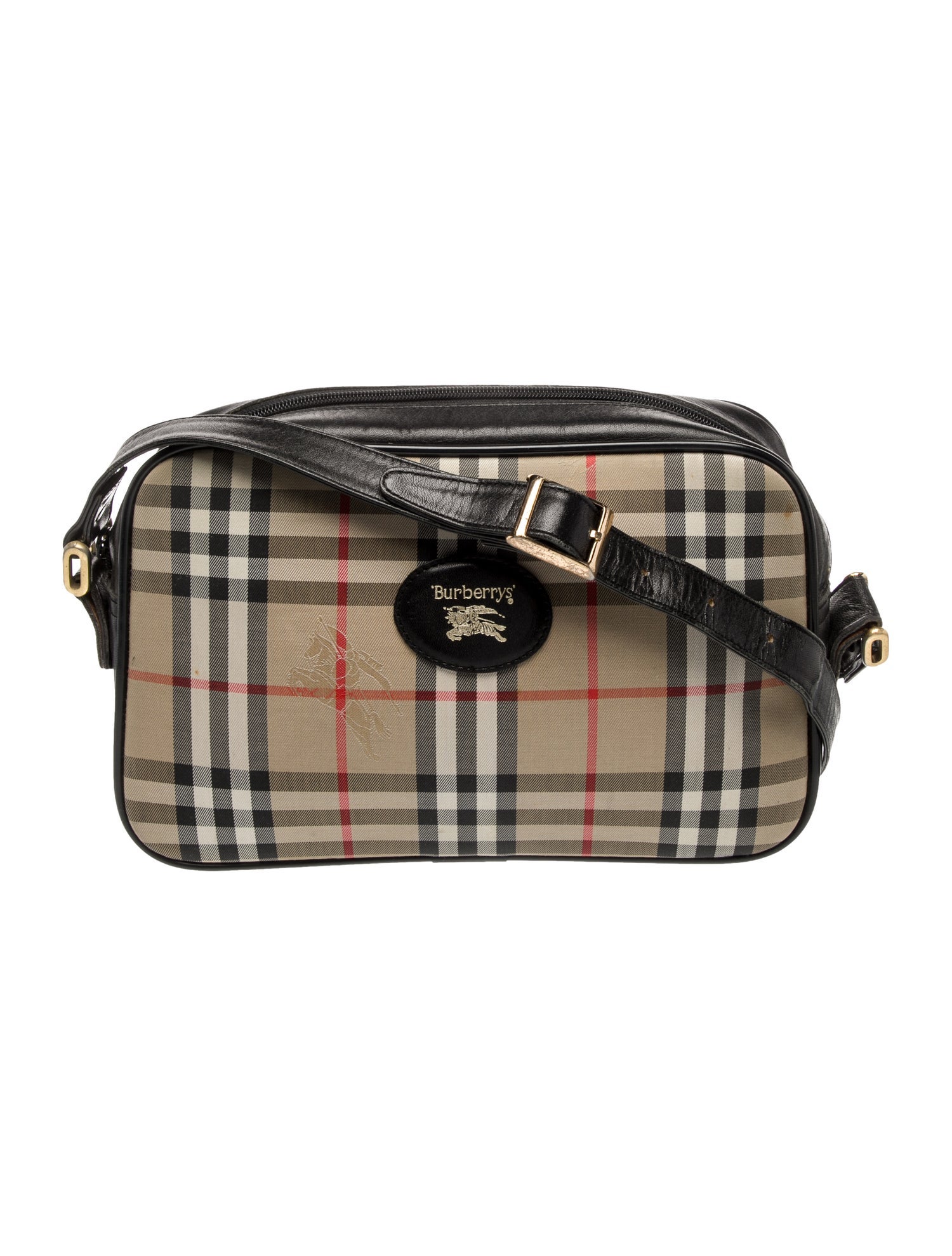 Burberry's Haymarket Check Shoulder Bag Vintage