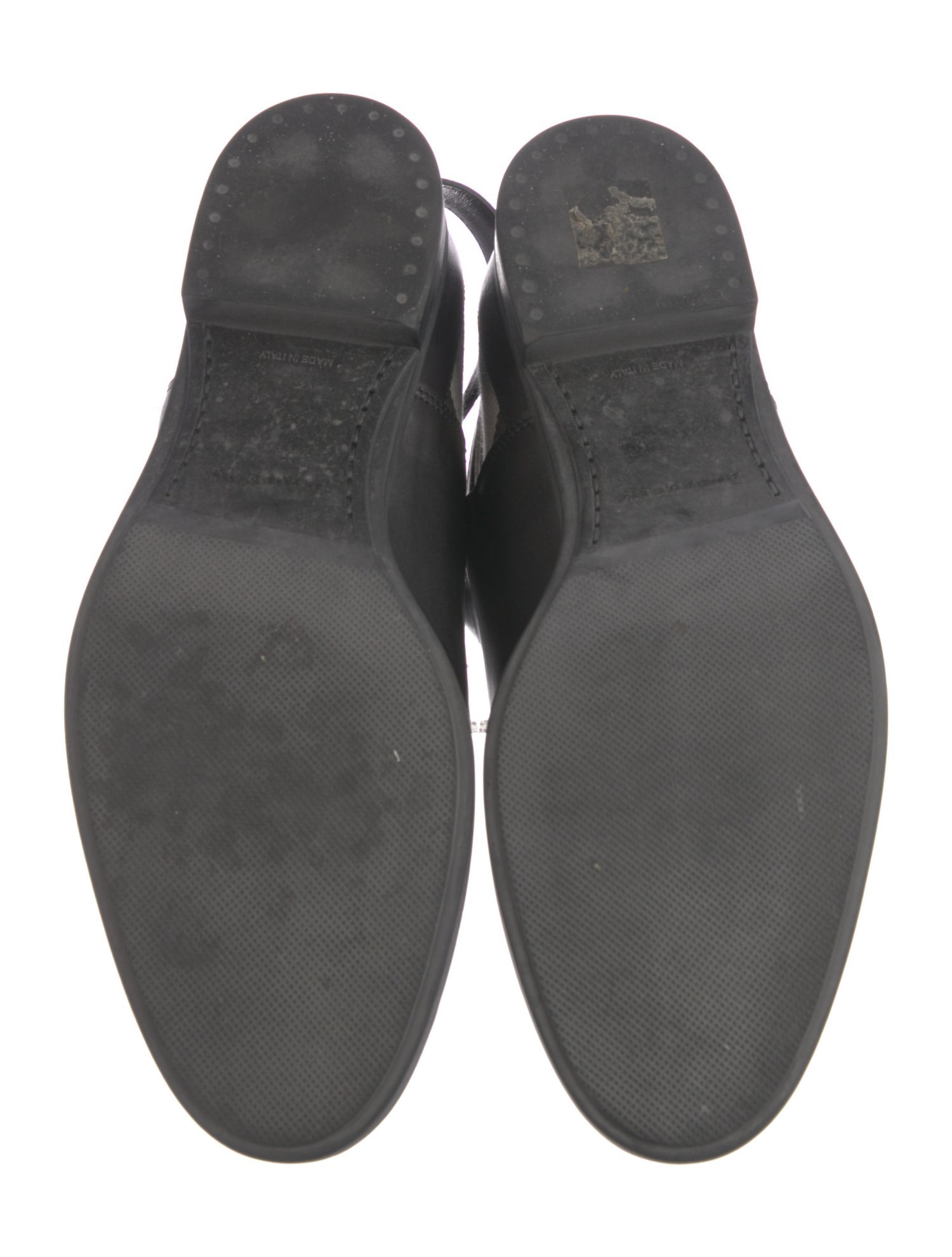 Burberry Nova Check Pattern Leather Chelsea Boots