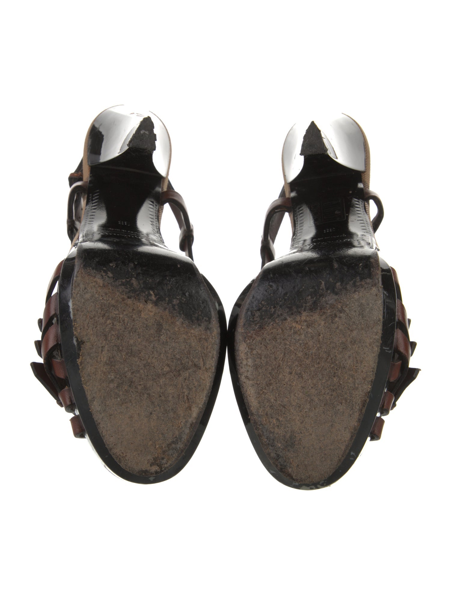 Burberry Leather Slingback Pumps