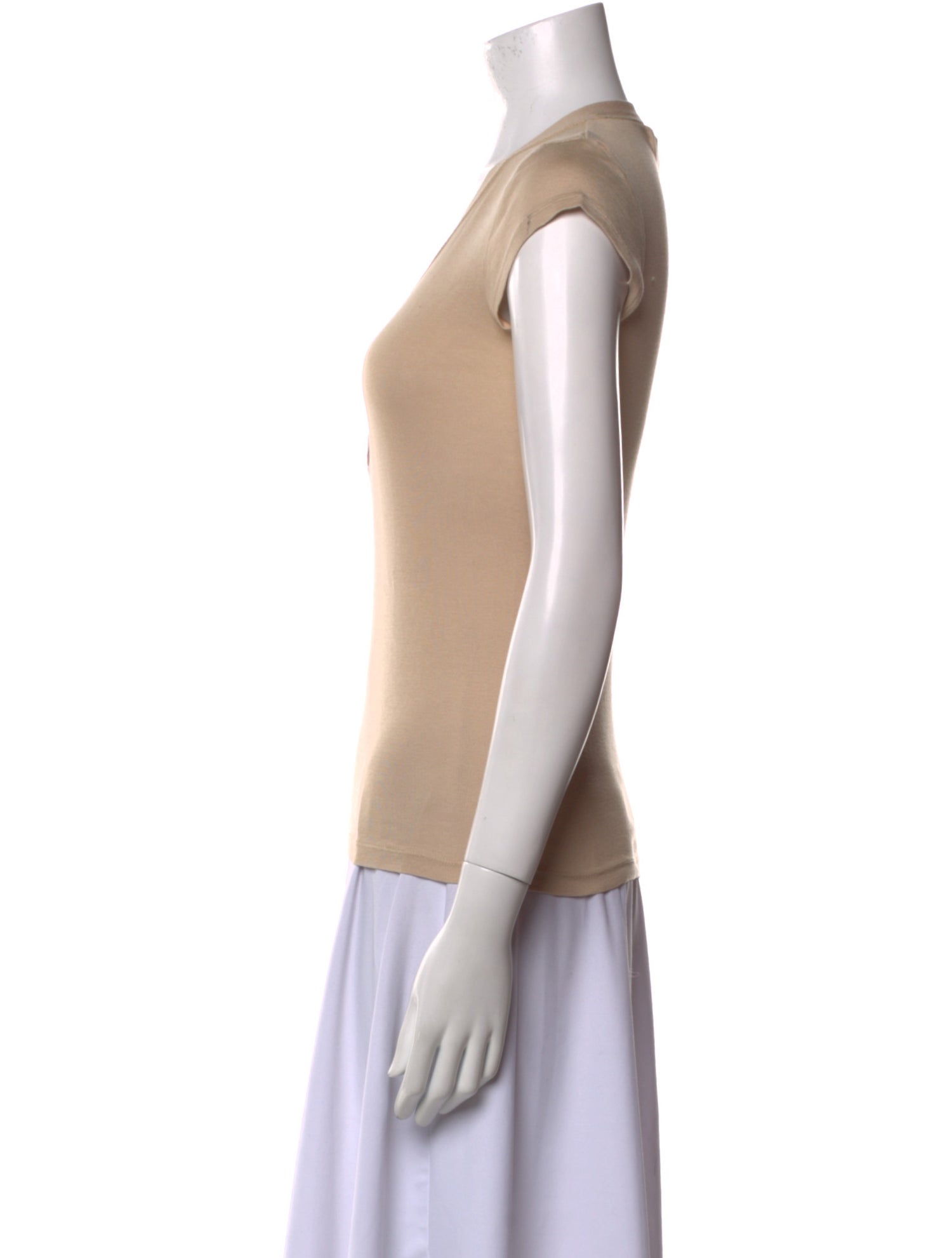 Burberry V-Neck Short Sleeve Top