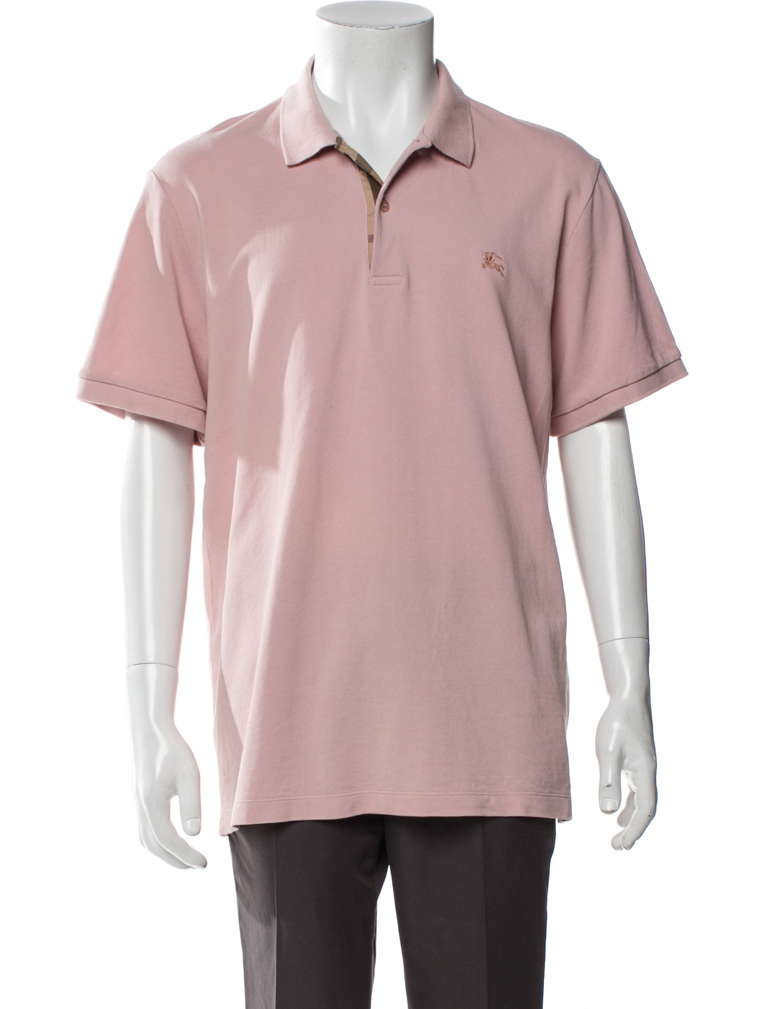 Burberry TB Monogram Collar Polo Shirt