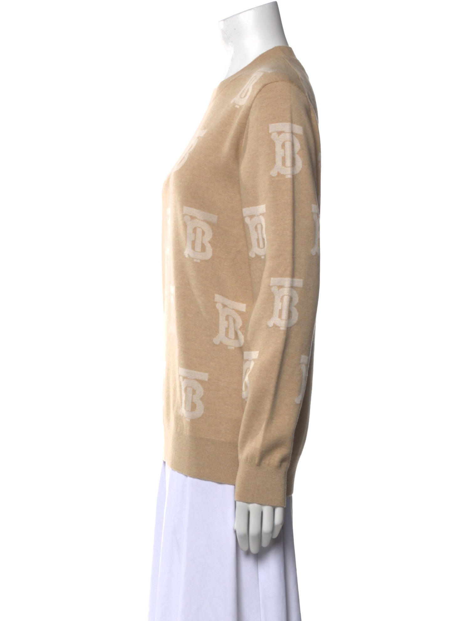 Burberry Wool Printed Sweater w/ Tags