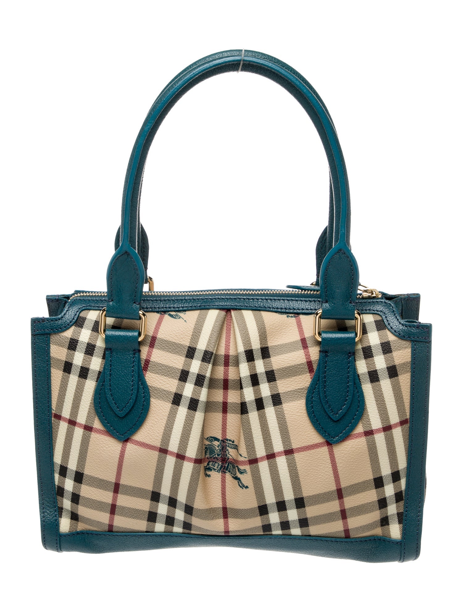 Burberry Haymarket Check Nova Check Handle Bag