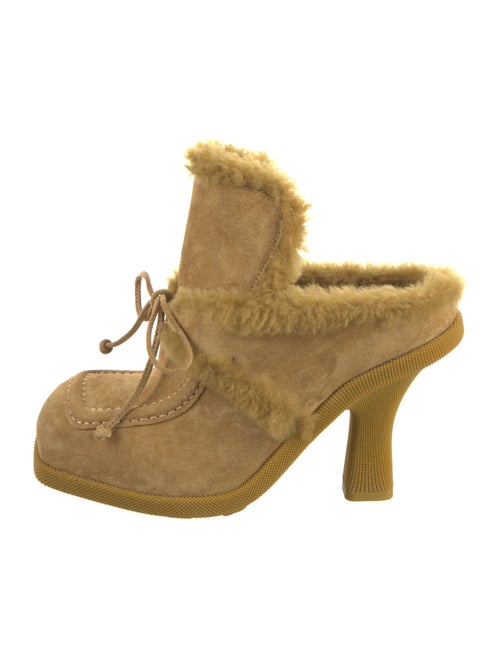Burberry Suede Mules