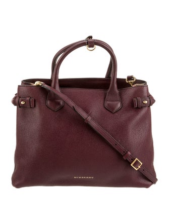 Burberry Leather Messenger Bag