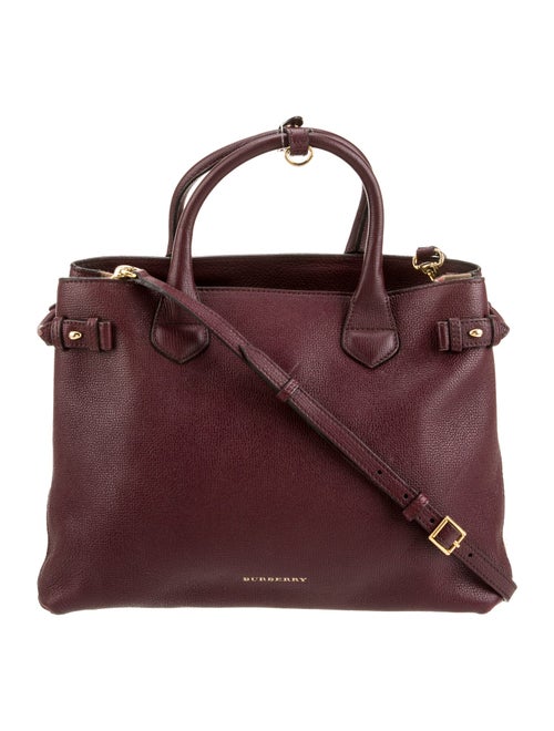 Burberry Leather Messenger Bag