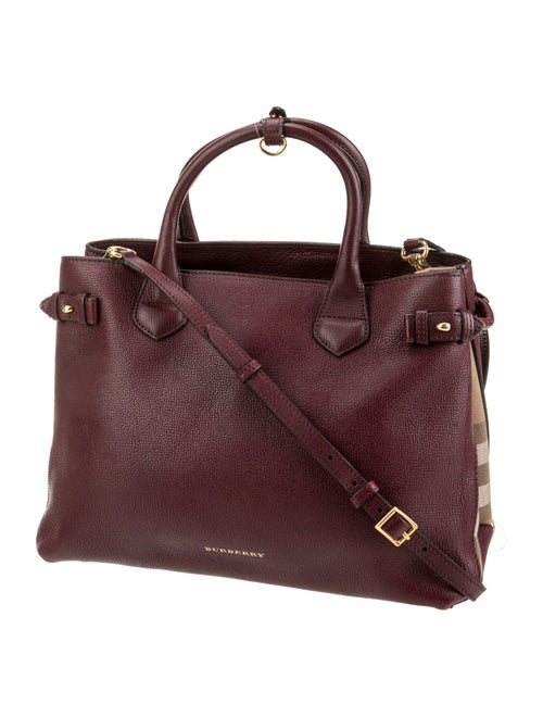 Burberry Leather Messenger Bag