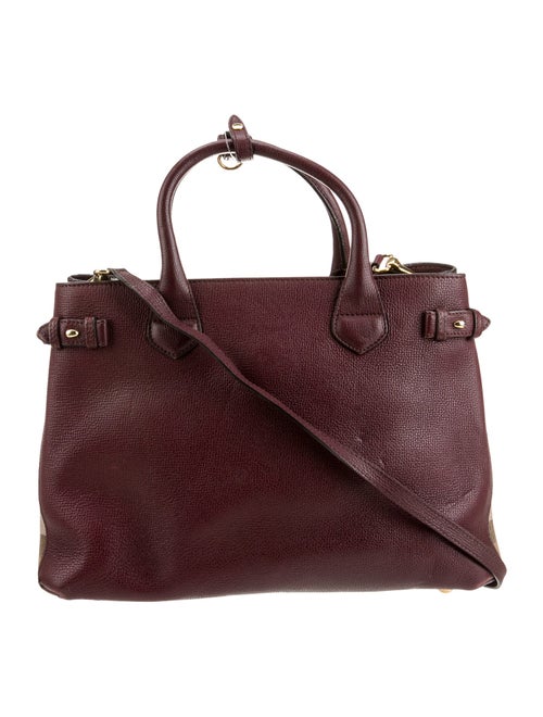 Burberry Leather Messenger Bag