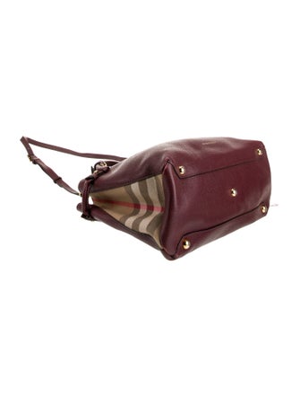 Burberry Leather Messenger Bag