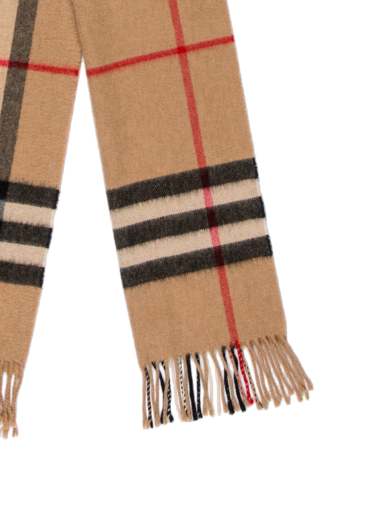 Burberry Cashmere House Check Pattern Scarf