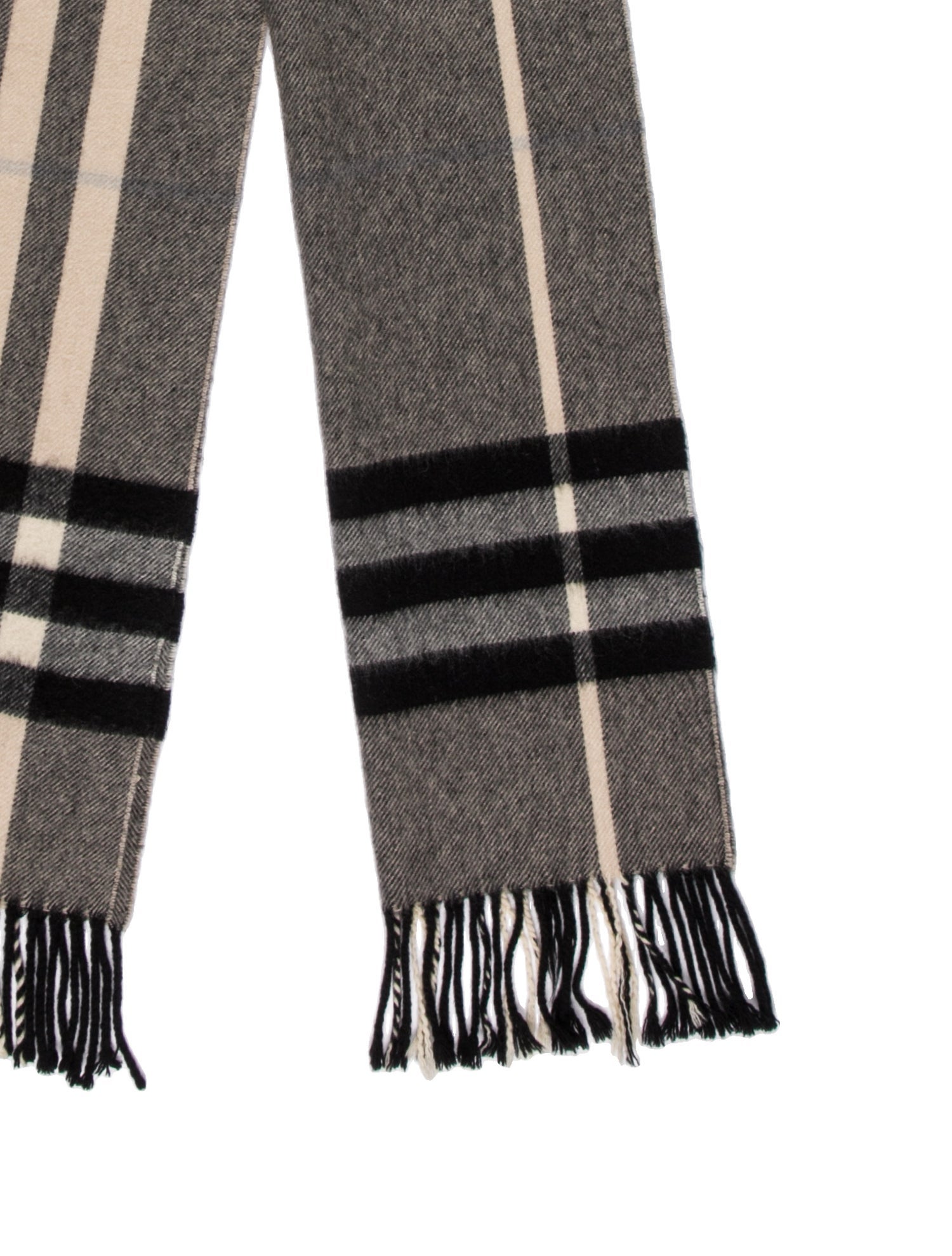 Burberry Cashmere House Check Pattern Scarf