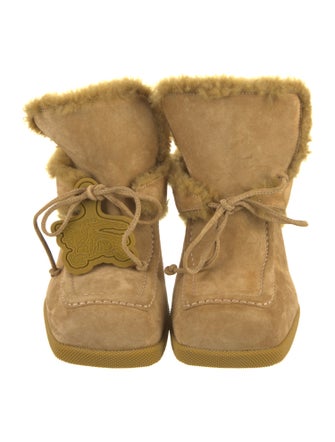 Burberry Suede Mules