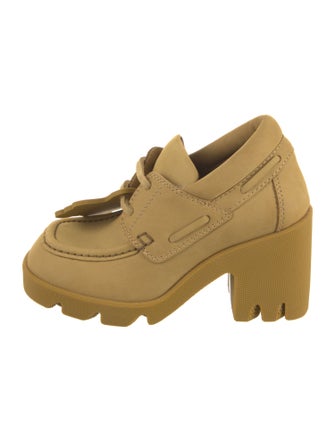 Burberry Suede Lace-Up Boots