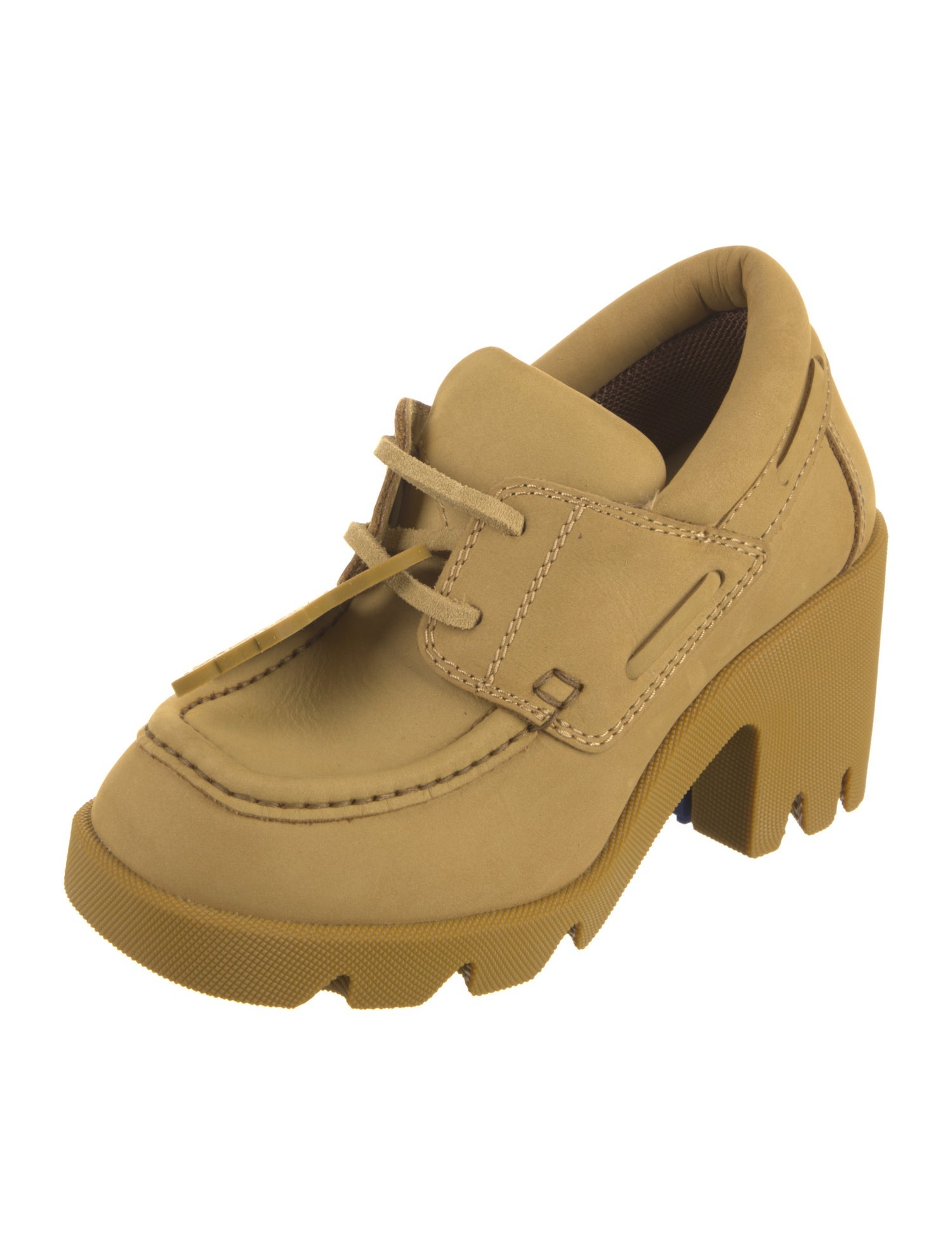 Burberry Suede Lace-Up Boots