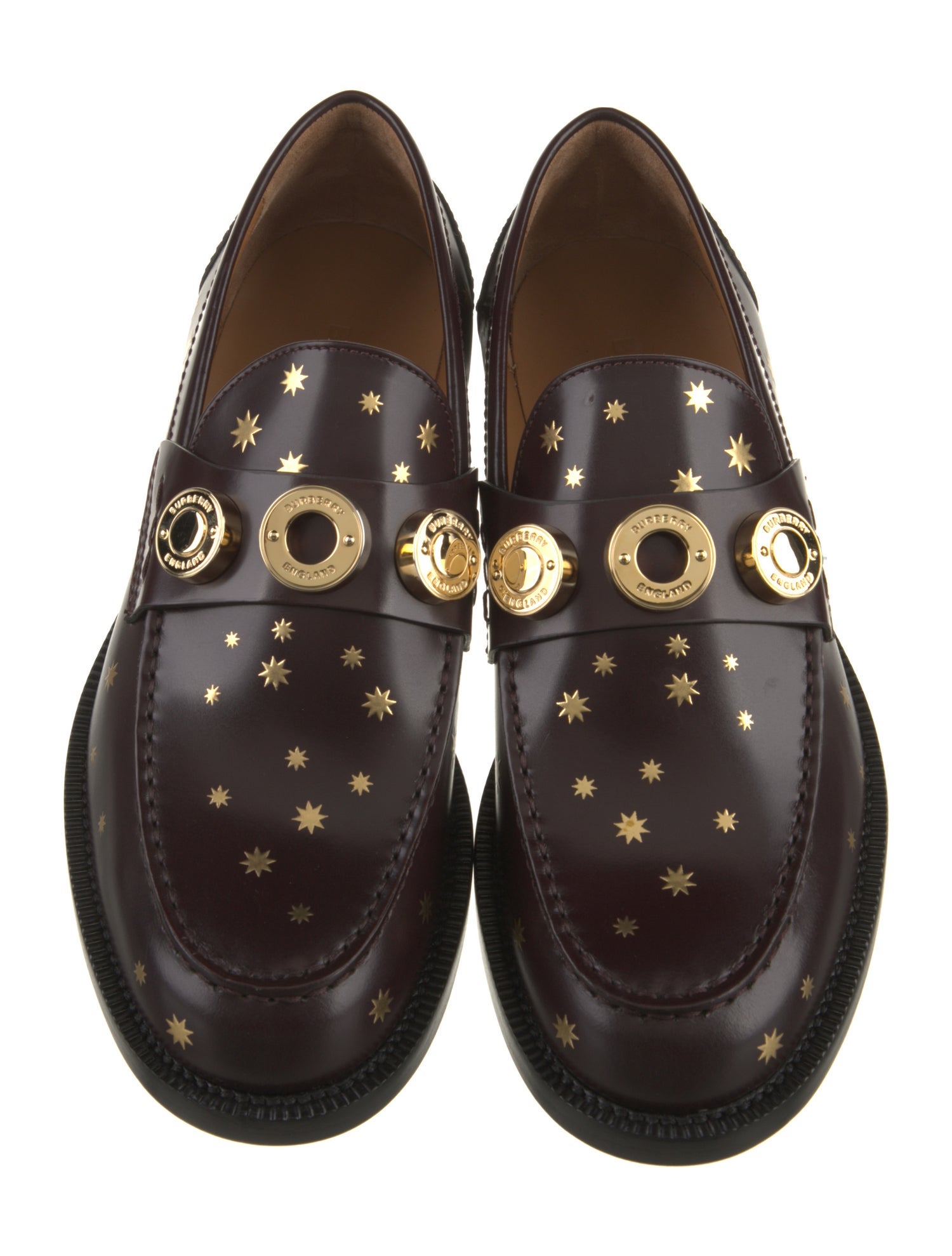 Burberry Patent Leather Loafers