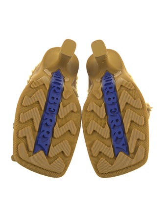 Burberry Suede Mules