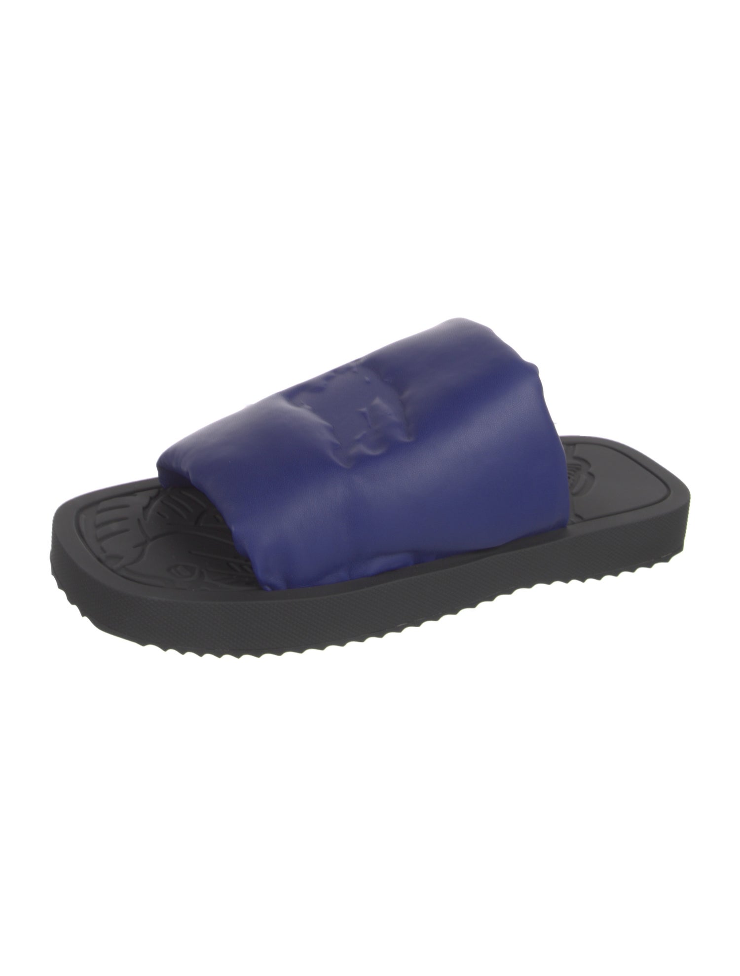 Burberry Leather Slides w/ Tags