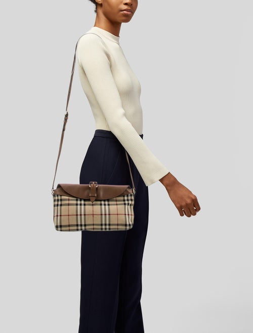 Burberry Canvas Messenger Bag