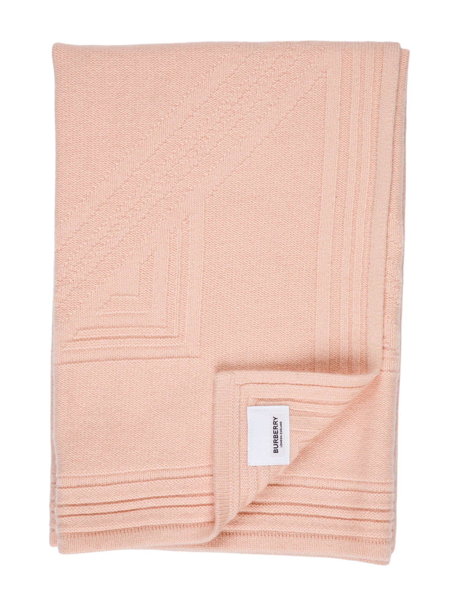 Burberry Kids' Cashmere TB Diamond Throw Blanket w/ Tags