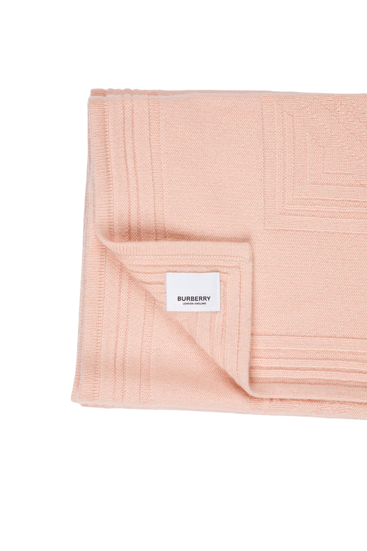 Burberry Kids' Cashmere TB Diamond Throw Blanket w/ Tags