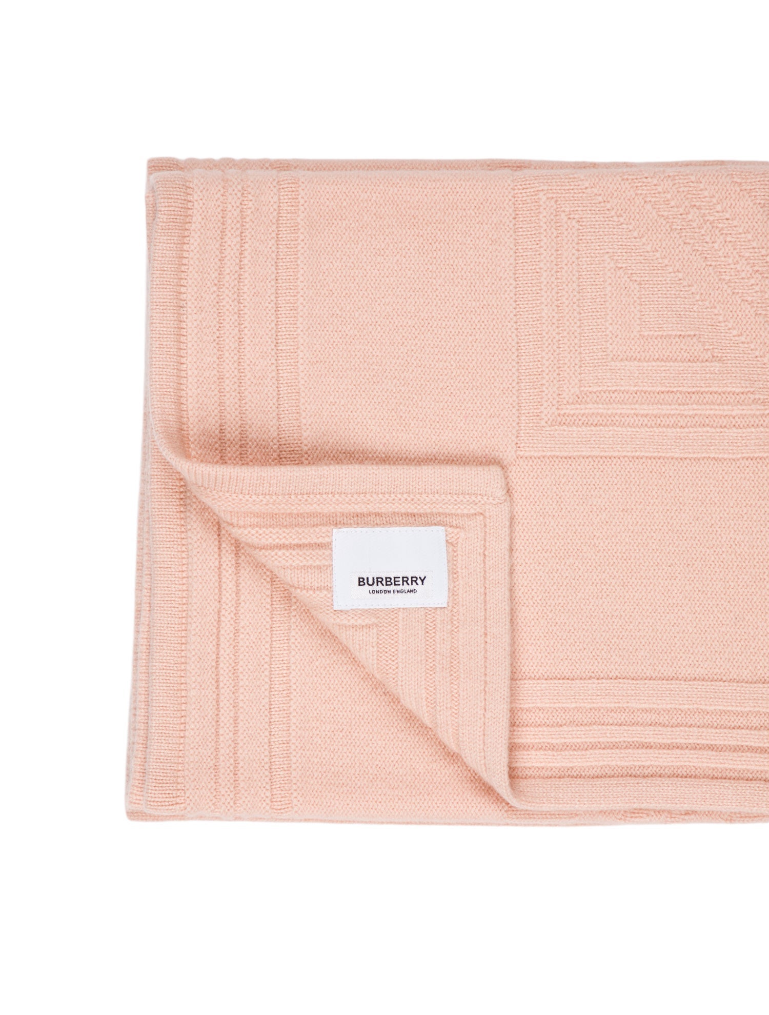 Burberry Kids' Cashmere TB Diamond Throw Blanket w/ Tags