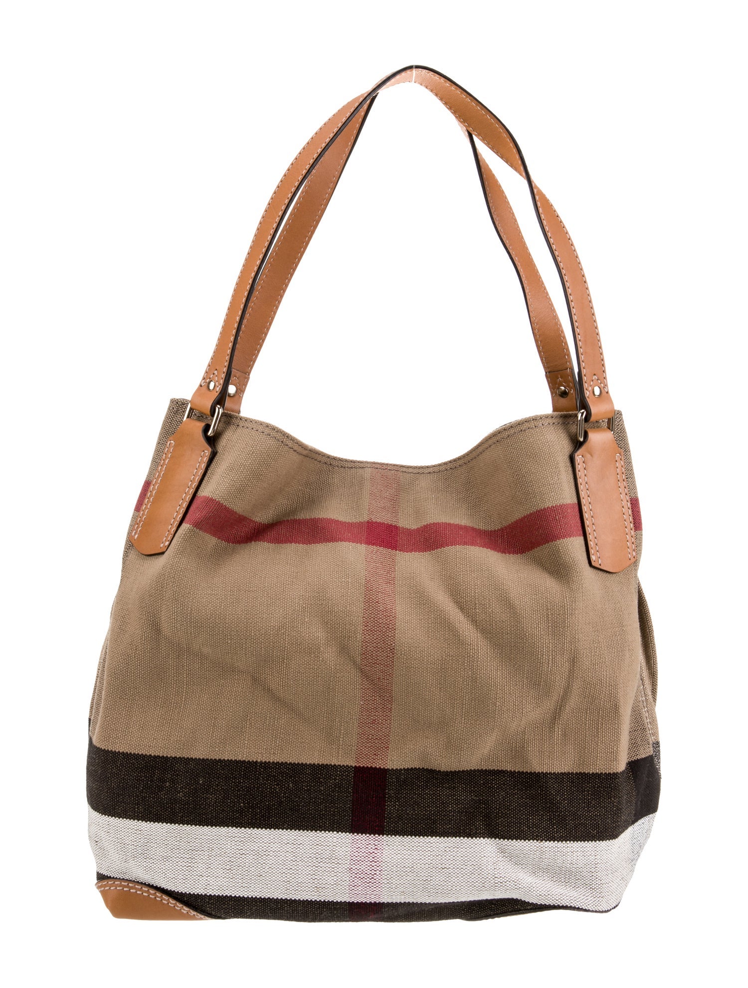 Burberry Canvas Hobo