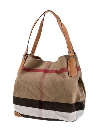 Burberry Canvas Hobo