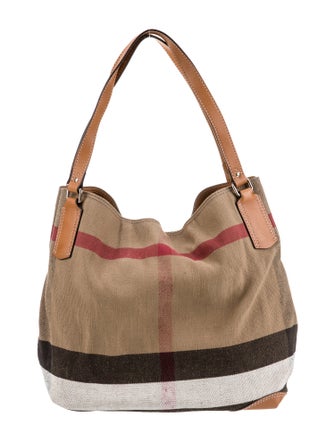 Burberry Canvas Hobo