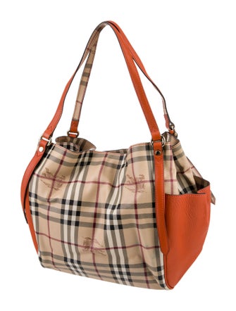 Burberry Haymarket Check Shoulder Bag