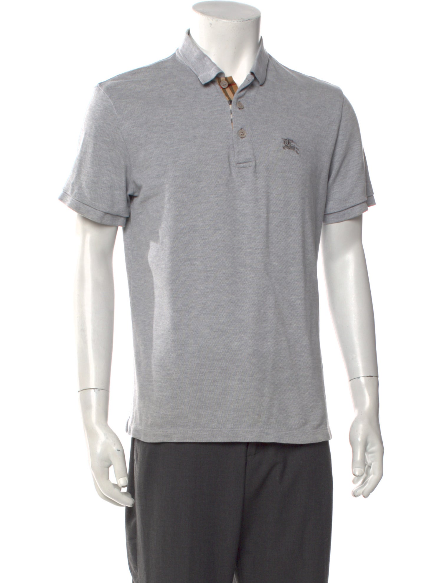Burberry Crew Neck Short Sleeve Polo Shirt