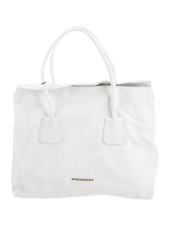 Burberry Leather Top Handle Bag