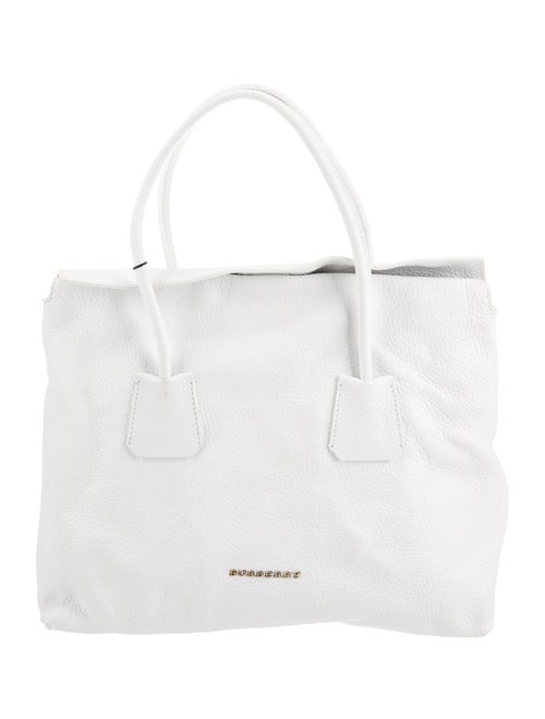Burberry Leather Top Handle Bag